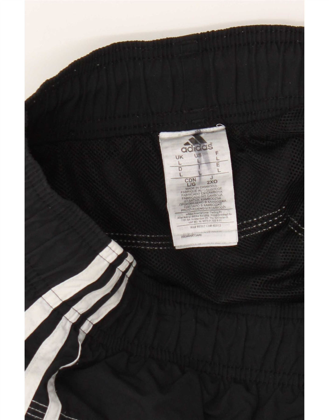 Adidas Herren Badeshorts Large Schwarz Polyamid
