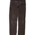 LEVI'S Womens Straight Jeans W33 L29 Black Cotton Vintage Levi's and Second-Hand Levi's from Messina Hembry 
