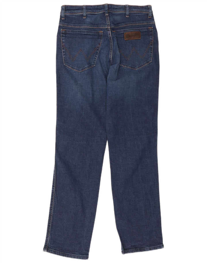 Wrangler Herren Texas Straight Jeans W32 L34 Blau