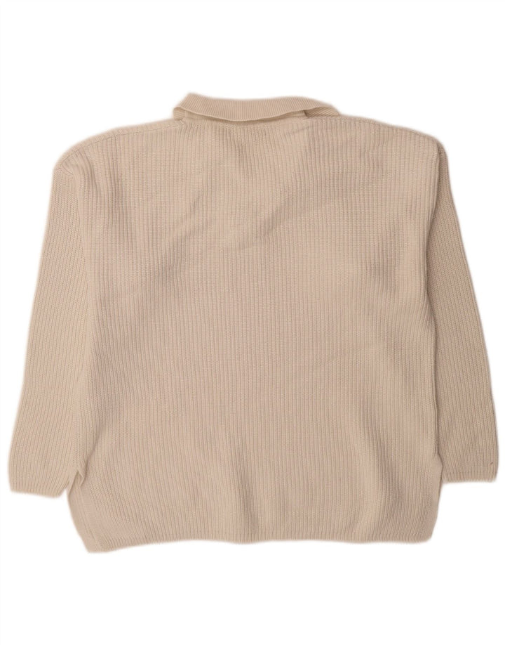 Marks & Spencer Damen-Übergröße UK 14 aus mittelweißer Baumwolle