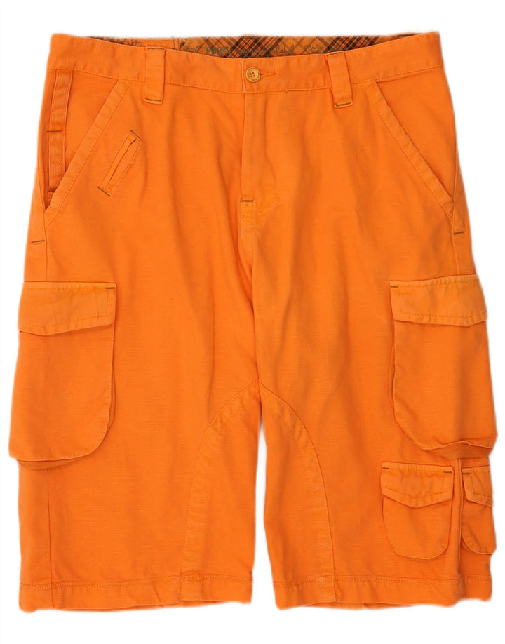 OXER Herren Cargoshorts IT 52 XL W36 Orange Baumwolle