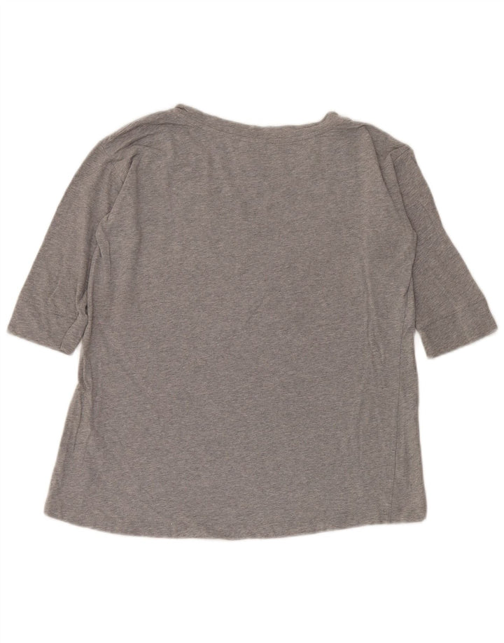 Champion Damen Heritage Fit Graphic Top 3/4 Ärmel UK 14 Mittelgrau