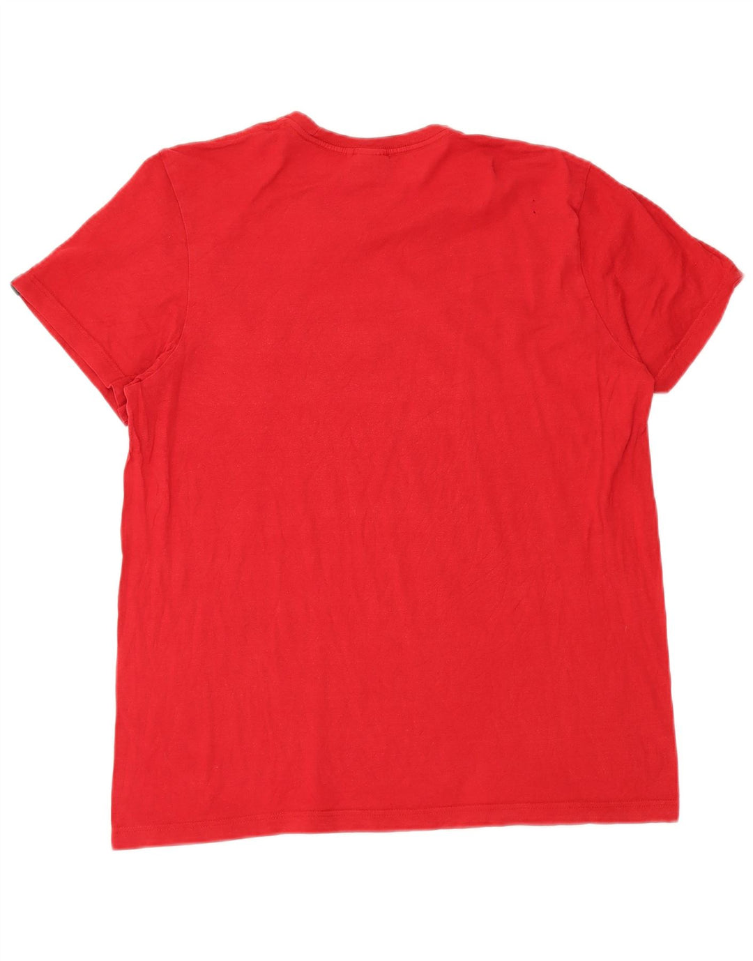 Adidas Herren Grafik-T-Shirt aus mittelroter Baumwolle