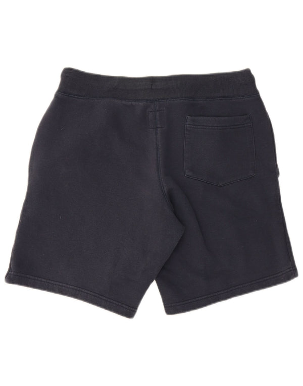 Jack Wills Herren-Sportshorts aus mittelblauer Baumwolle in Marineblau