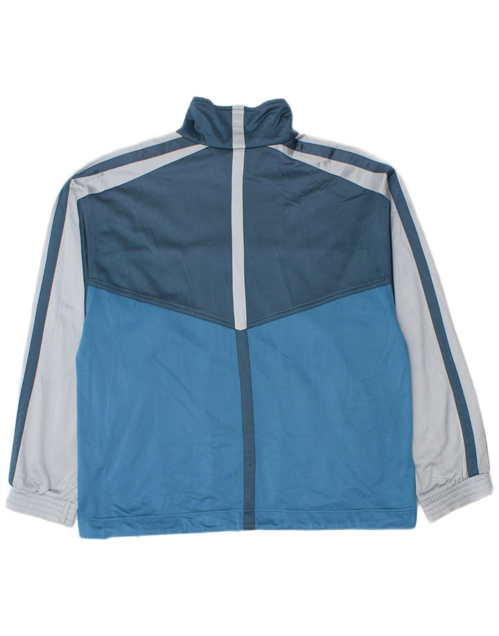 Lotto Herren-Trainingsanzug, groß, blau, Farbblock-Polyester