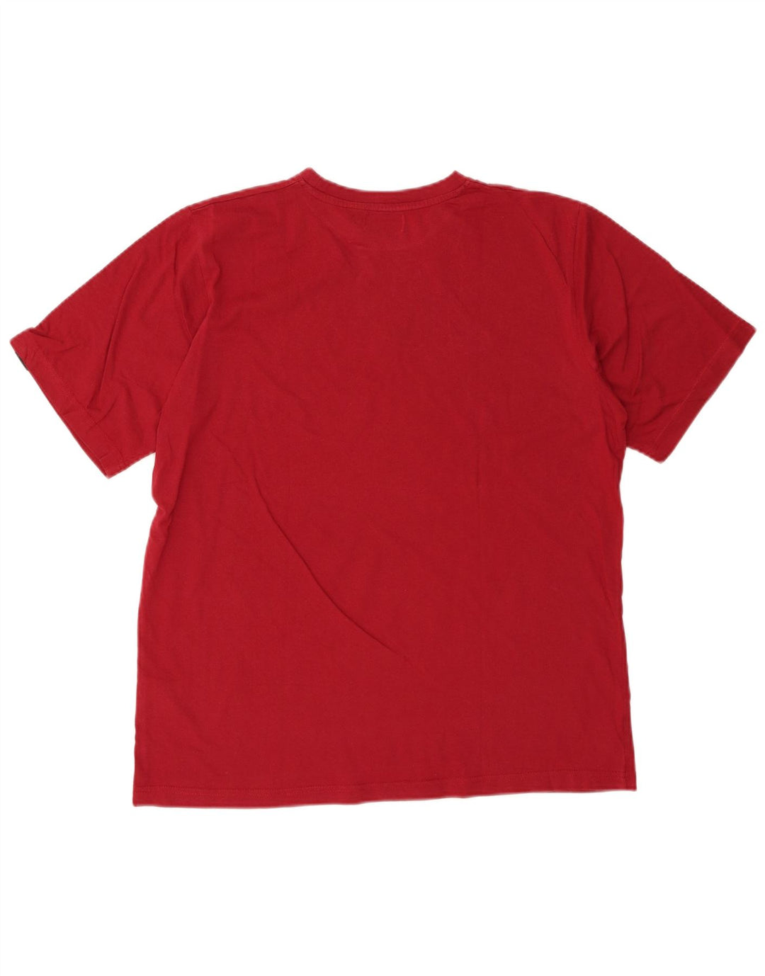 KAPPA Mens Graphic T-Shirt Top Large Red Cotton