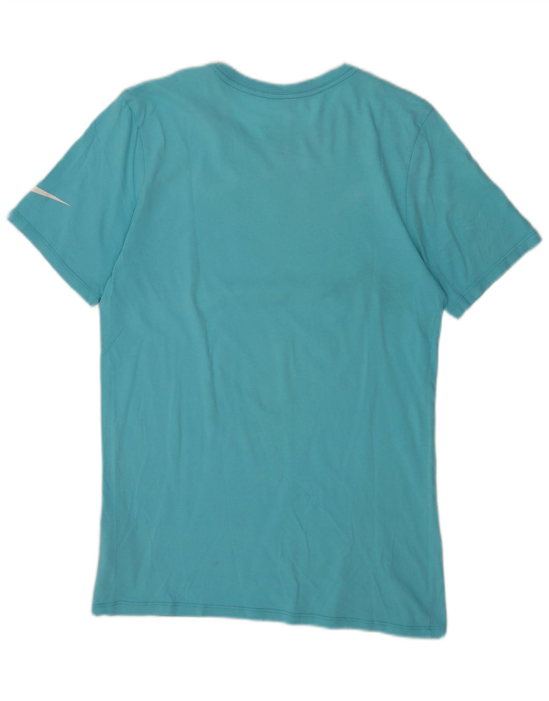 Nike Herren Athletic Cut Graphic T-Shirt-Oberteil aus mittelblauer Baumwolle
