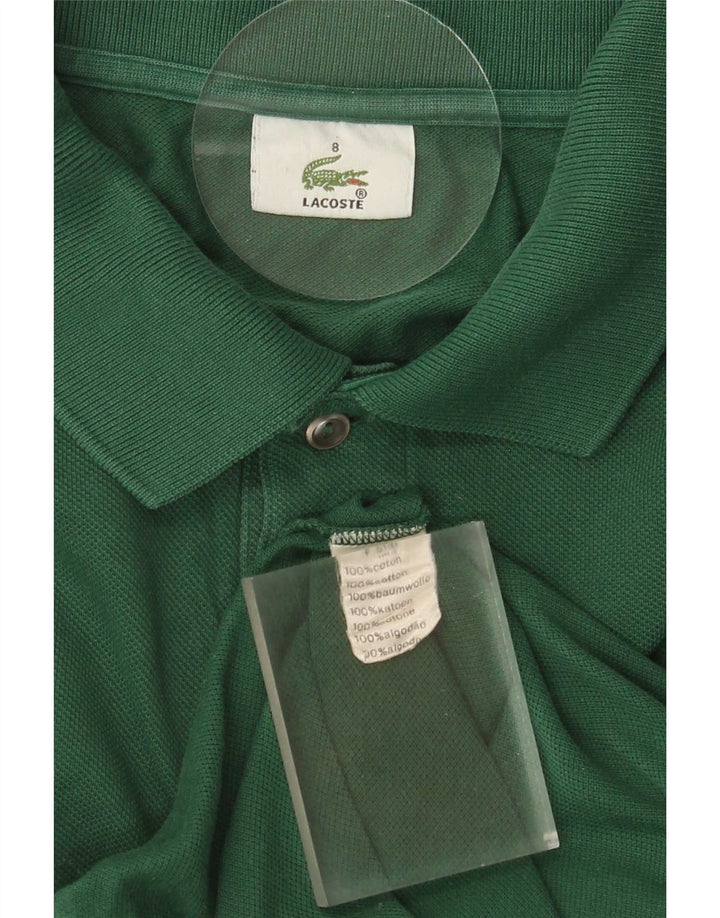 Lacoste Herren Poloshirt Größe 8 3XL Grüne Baumwolle