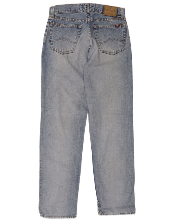 Mustang Herren Oregon Straight Jeans W31 L32 Blaue Baumwolle