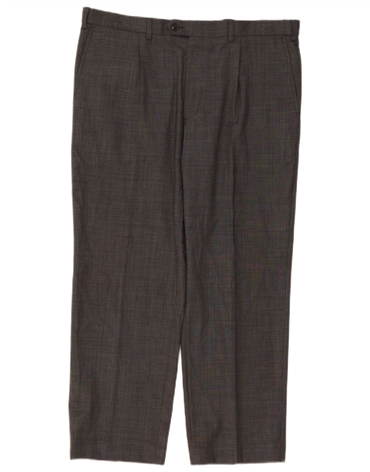 Marks & Spencer Herren Performance Straight Anzughose W38 L29 Grau