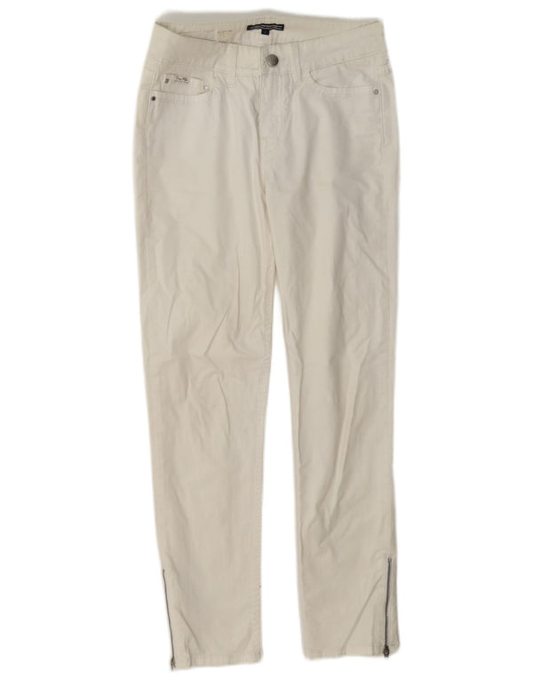 Tommy Hilfiger Damen Milan RW Slim Freizeithose US 2 XS W24 L26 Weiß
