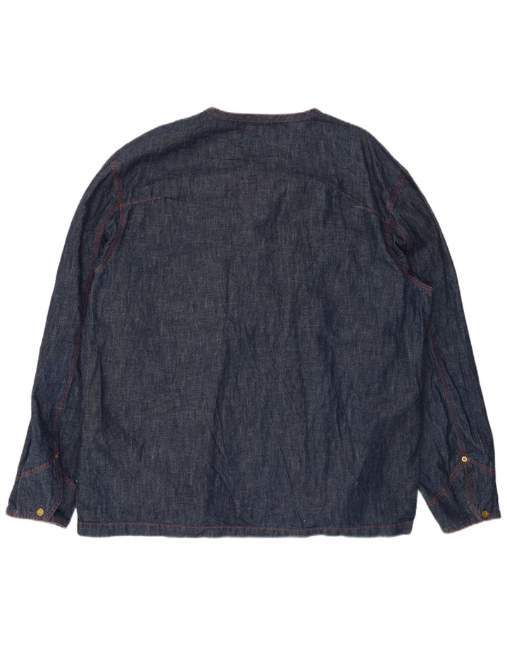 LEVI'S Herren-Pullover-Jeanshemd XL aus marineblauer Baumwolle