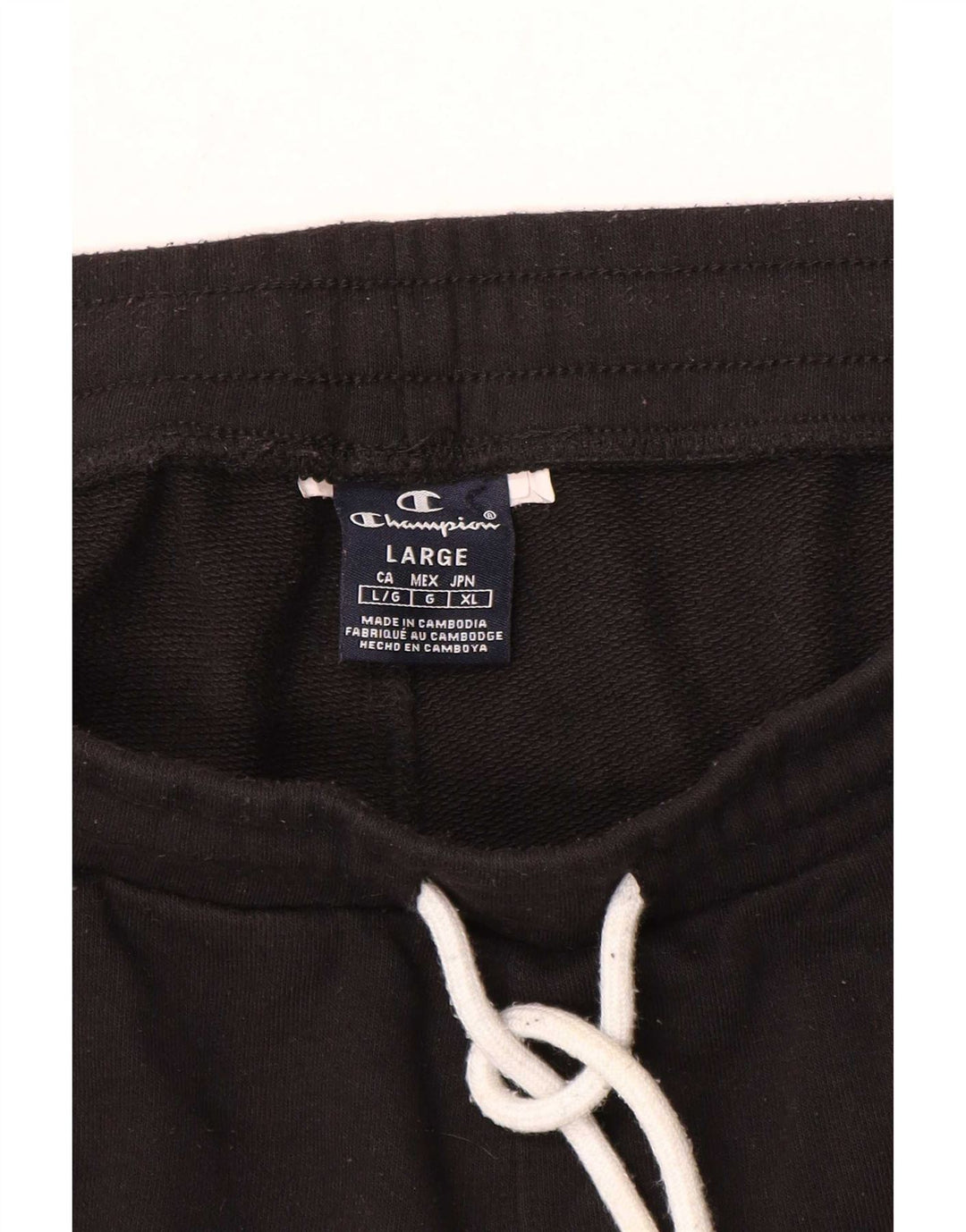 Champion Herren-Trainingshose, Jogginghose, Größe L, Schwarz