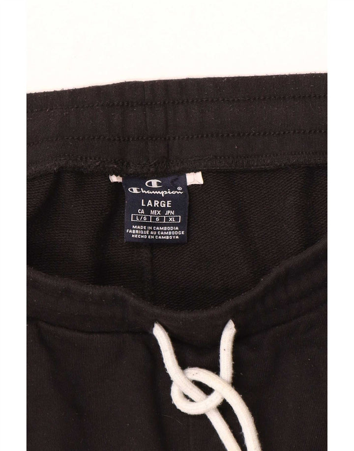 Champion Herren-Trainingshose, Jogginghose, Größe L, Schwarz