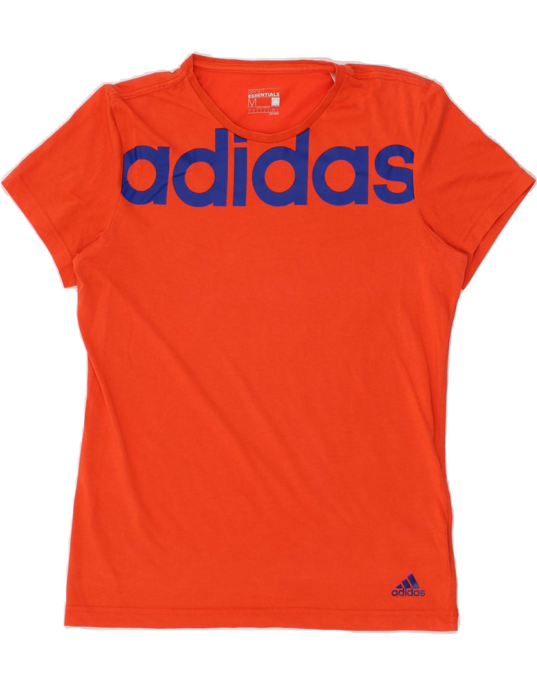 ADIDAS Mens Climalite Graphic T-Shirt Top Medium Red Cotton Vintage Adidas and Second-Hand Adidas from Messina Hembry 