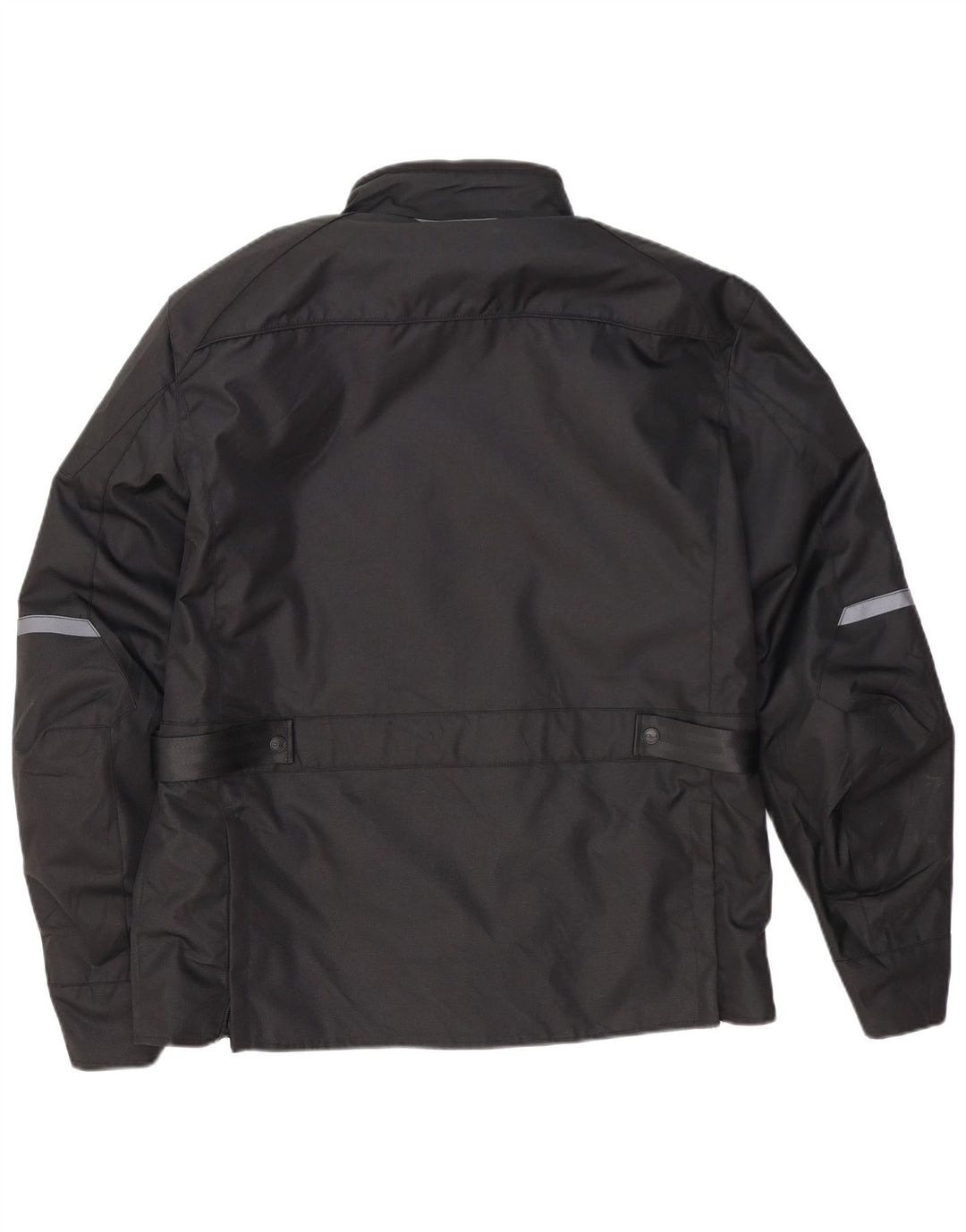 Vintage Herren Moto Racer Utility Jacke UK 44 2XL Schwarz Polyester