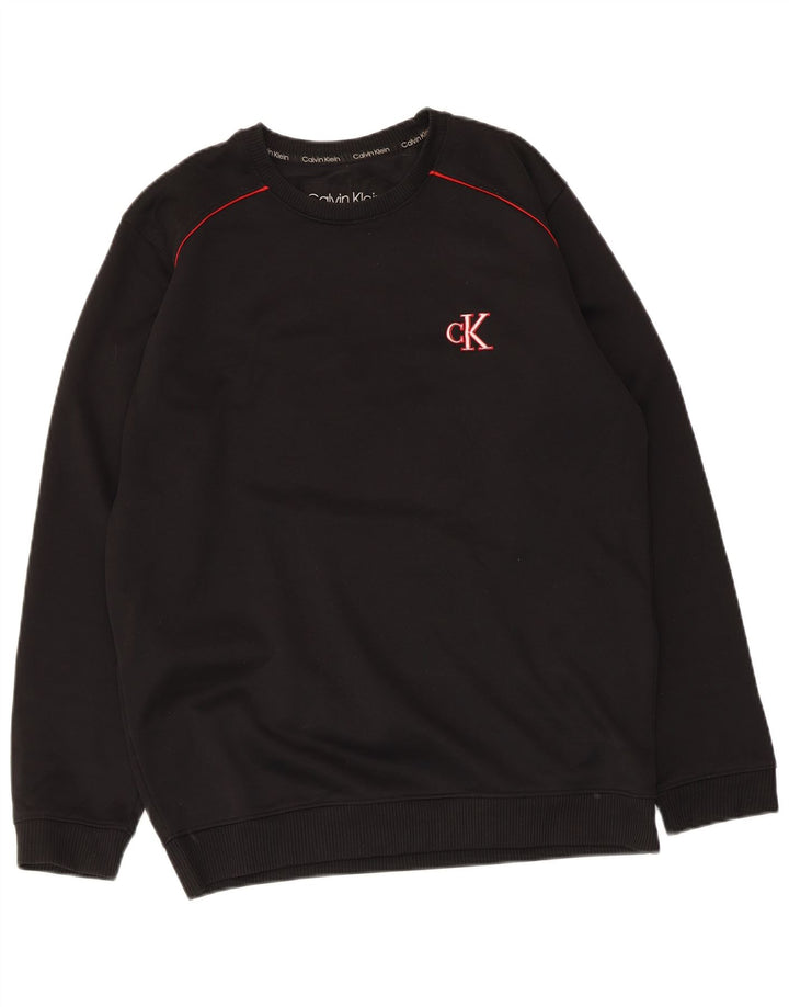 Calvin Klein Damen Sweatshirt Pullover XL Schwarz