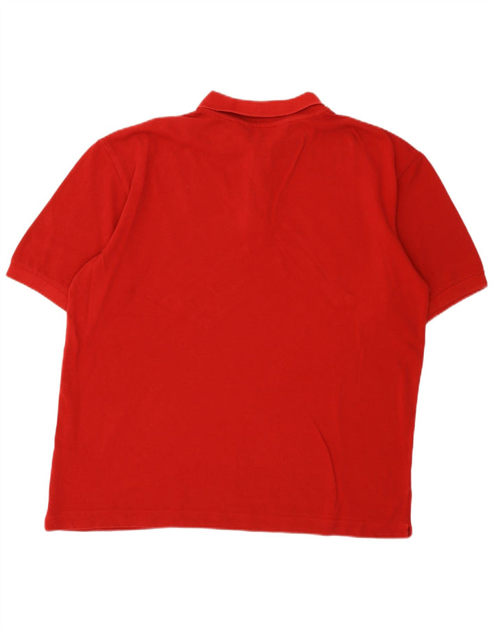 Kappa Herren Poloshirt XL Rot Baumwolle