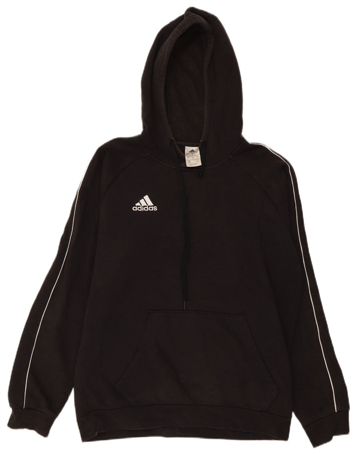 Adidas Herren Kapuzenpullover Mittelschwarz Baumwolle