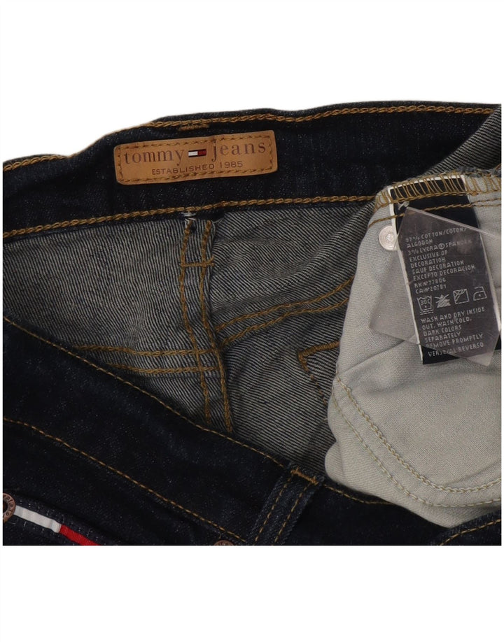 Tommy Hilfiger Damen Bootcut Jeans W30 L34 Marineblau Baumwolle