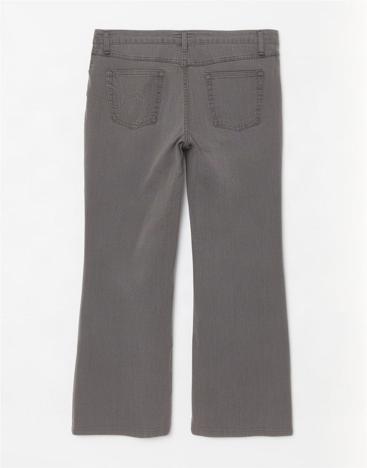 Marks & Spencer Damen Per Una Bootcut Jeans UK 14 Medium W34 L28 Grau