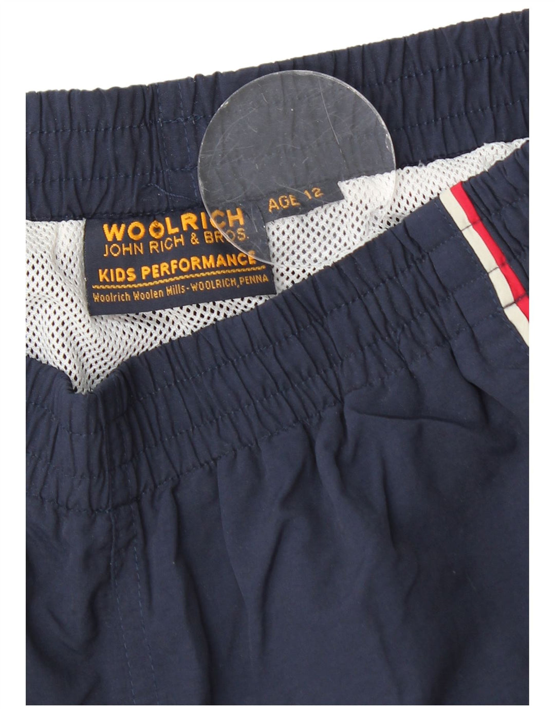 Woolrich Badeshorts für Jungen, 11–12 Jahre, marineblaues Nylon