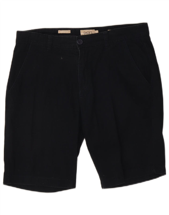 DACK'S Herren-Chinoshorts mit normaler Passform, Größe 48, Größe M, W32, Marineblau, Baumwolle