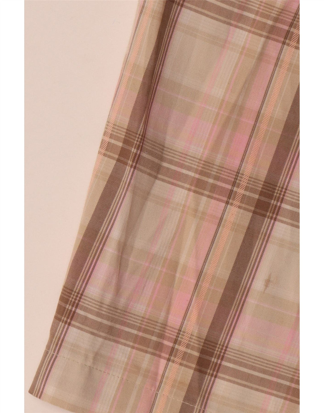 Izod Damen Chinoshorts US 8 Medium W32 Pink Check Polyester