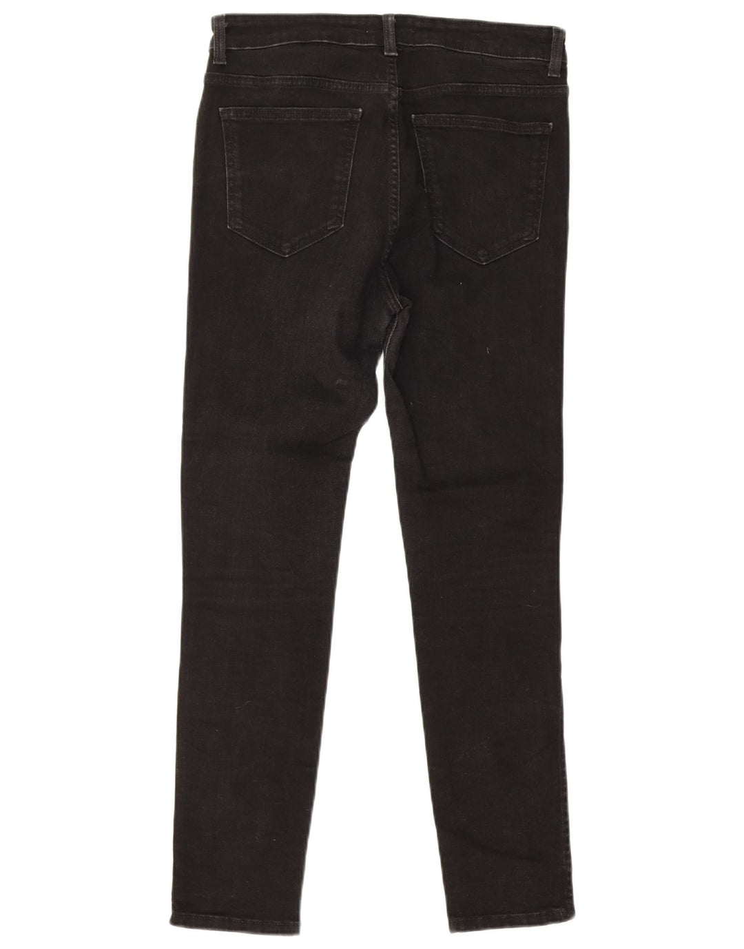 Zara Damen Slim Jeans EU 40 Medium W30 L28 Schwarze Baumwolle