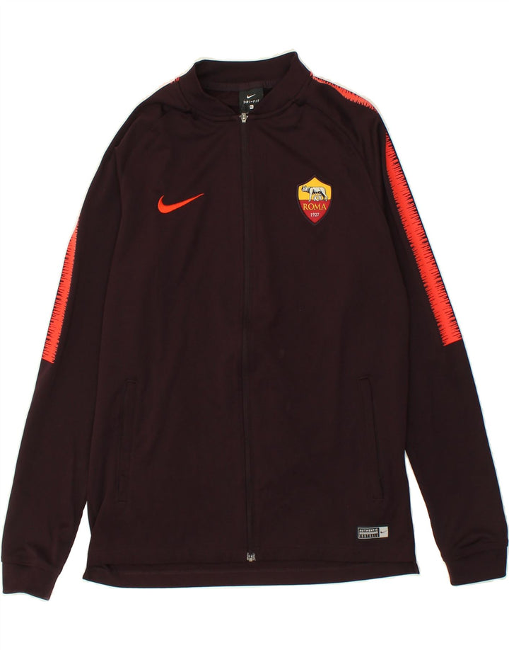 NIKE Boys Dri Fit Tracksuit Top Jacket 13-14 Years XL  Burgundy Polyester Vintage Nike and Second-Hand Nike from Messina Hembry 
