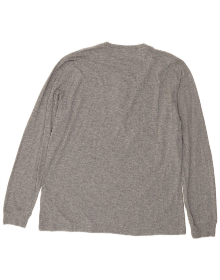 Wrangler Mens Regular Fit Top Langarm 2XL Grau Baumwolle