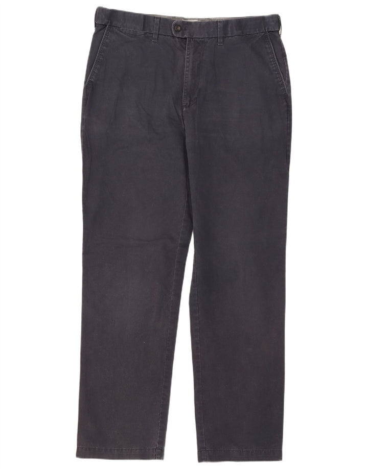 Marks & Spencer Herren-Anzughose mit gerader Passform und normaler Passform, W36 L33, Marineblau
