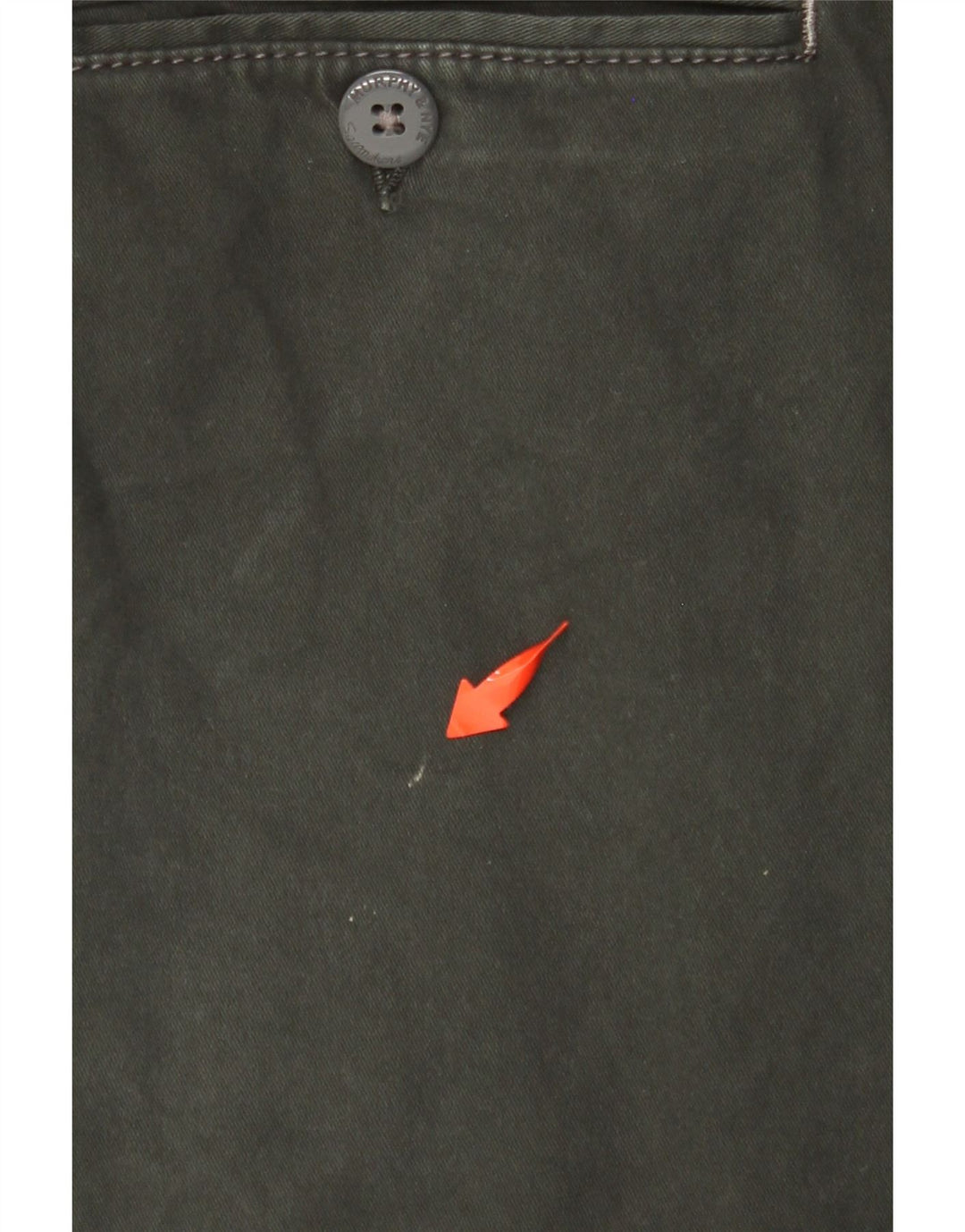 MURPHY & NYE Gerade Chino-Hose für Herren, W38, L30, grüne Baumwolle