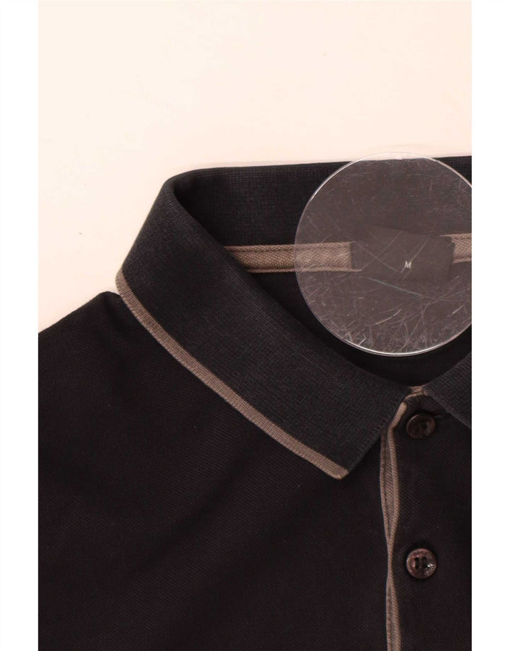 Hugo Boss Herren Poloshirt Mittelschwarze Baumwolle