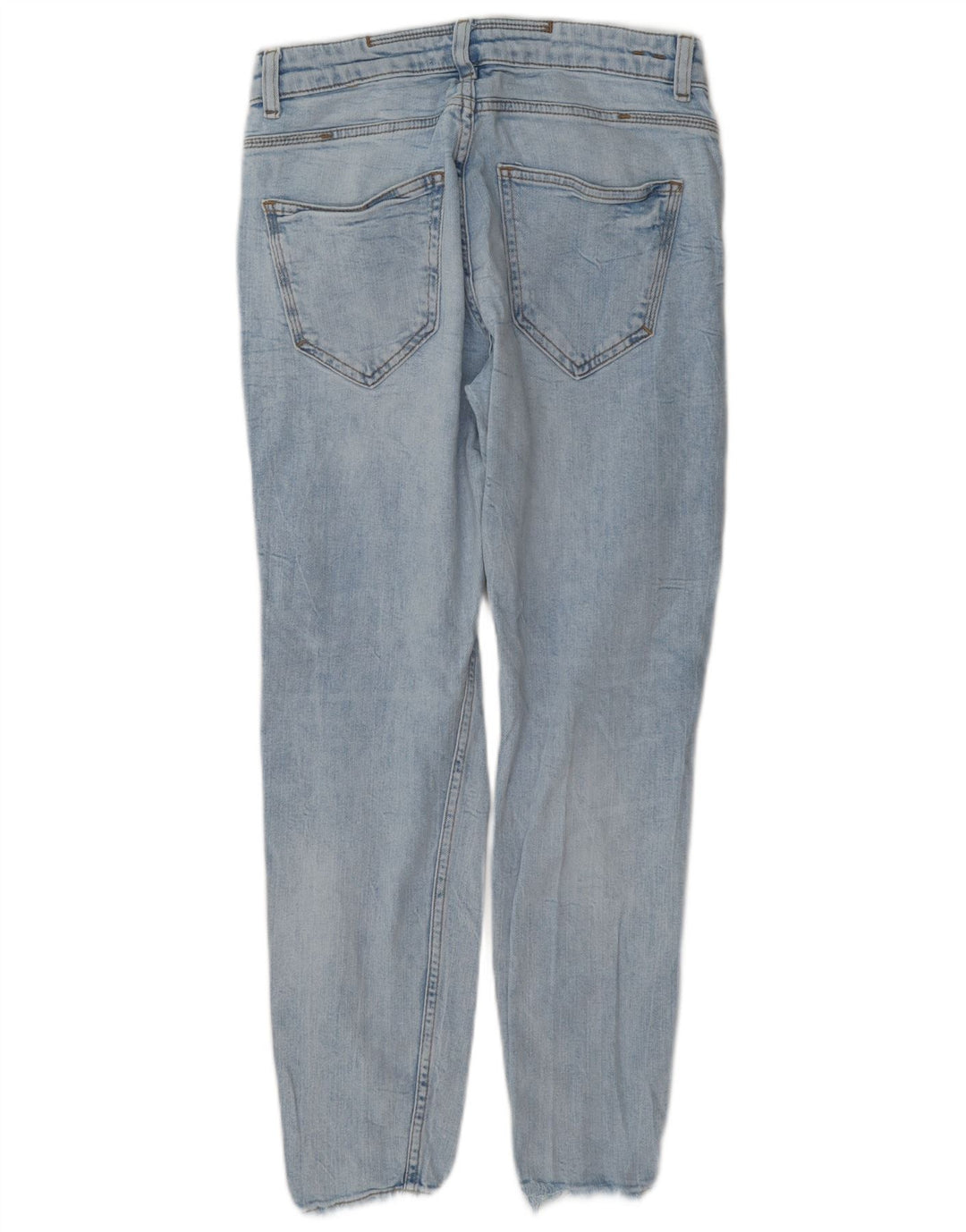 Zara Herren Distressed Slim Jeans EU 38 Small W30 L27 Blau