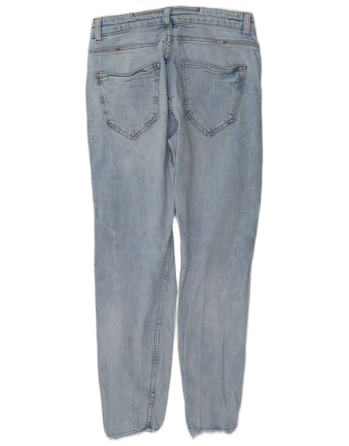 Zara Herren Distressed Slim Jeans EU 38 Small W30 L27 Blau