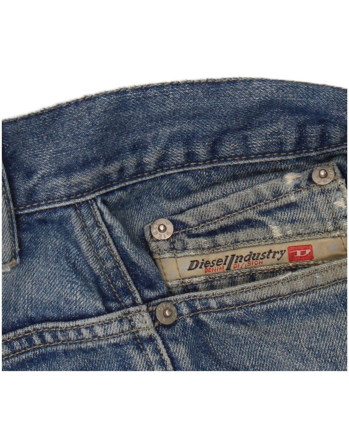 Diesel Herren Bootcut Jeans W36 L30 Blaue Baumwolle