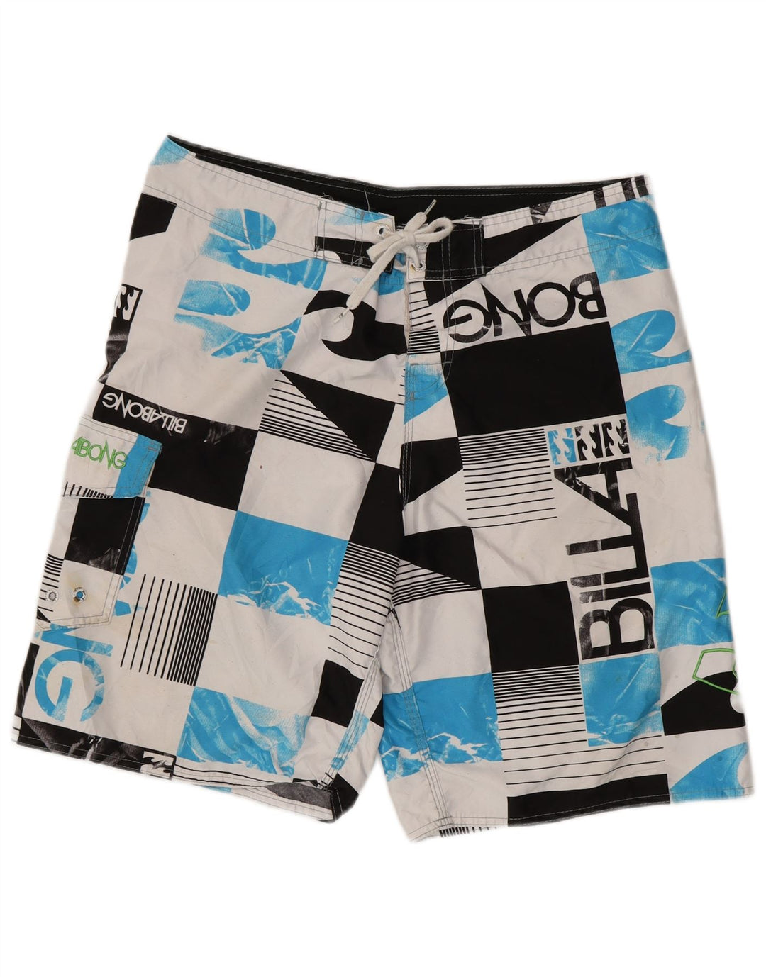 Billabong Herren-Badeshorts mit Grafik, groß, mehrfarbig, geometrisch