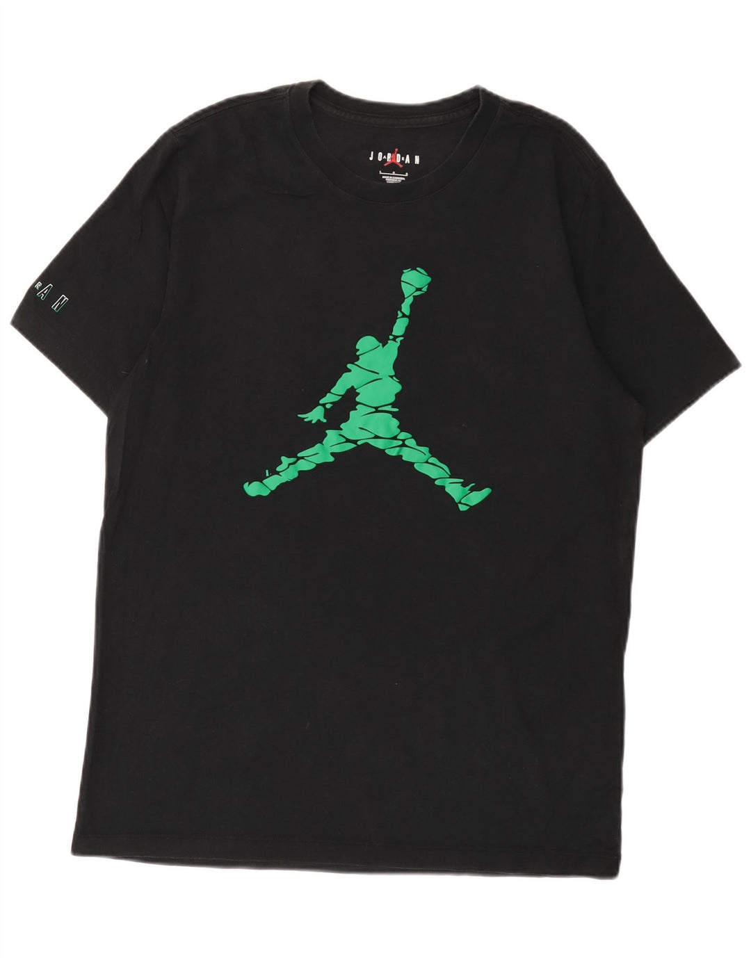 Jordan Herren-T-Shirt mit Grafik, groß, aus schwarzer Baumwolle