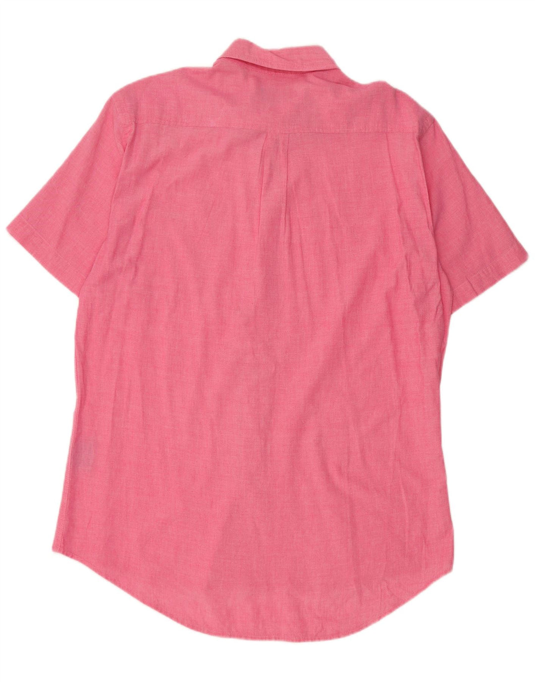 Kappa Herren-Kurzarmhemd, groß, rosa, Baumwolle