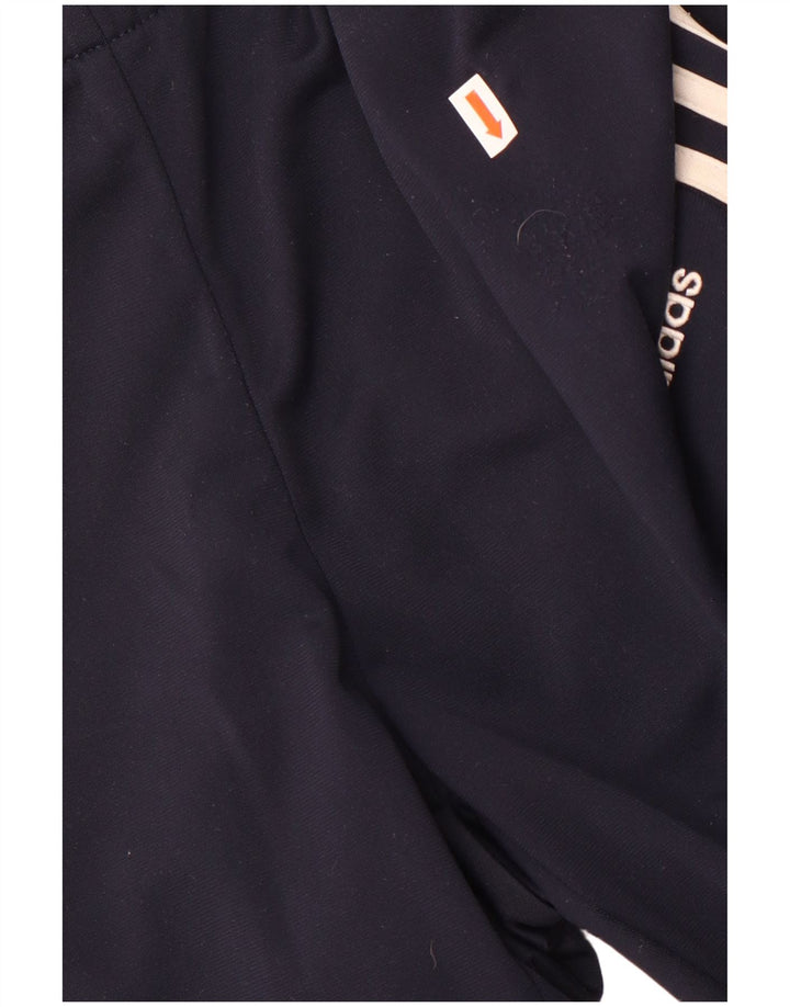Adidas Damen Trainingshose UK 8/10 Small Marineblau Polyester