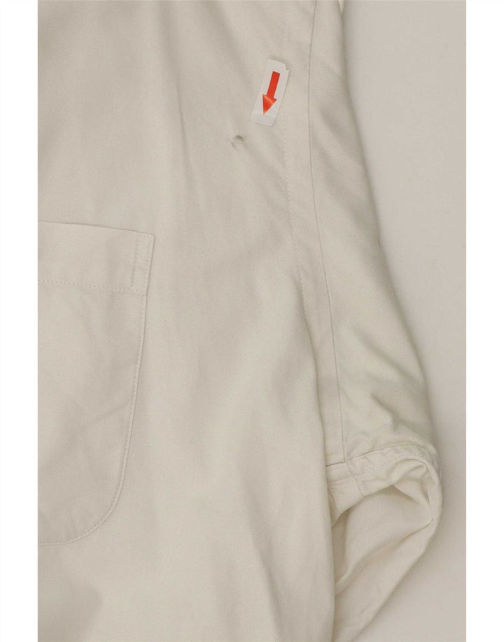 Lacoste Herrenhemd, Größe 42, große weiße Baumwolle