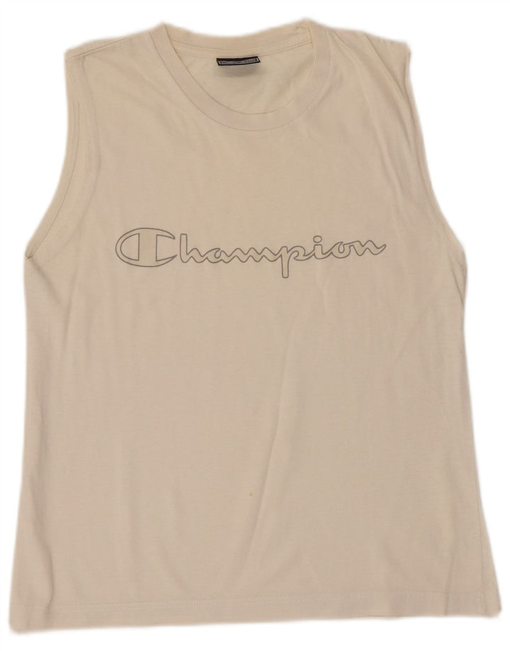 Champion Tanktop mit Grafik für Jungen, 11–12 Jahre, Beige