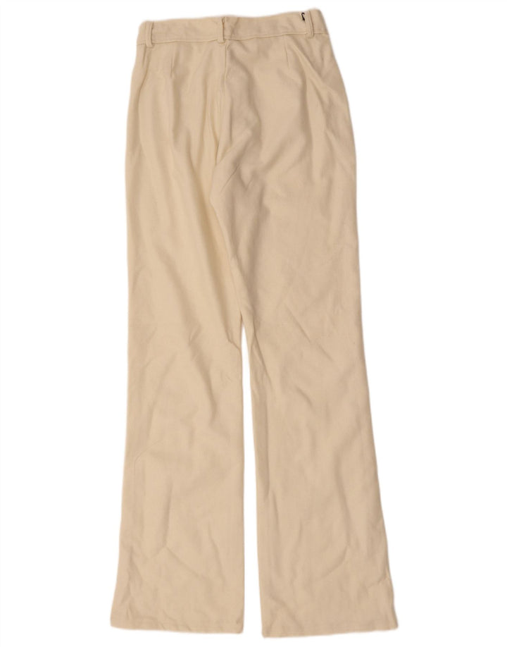 Vintage Damen Bootcut Freizeithose W26 L32 Beige