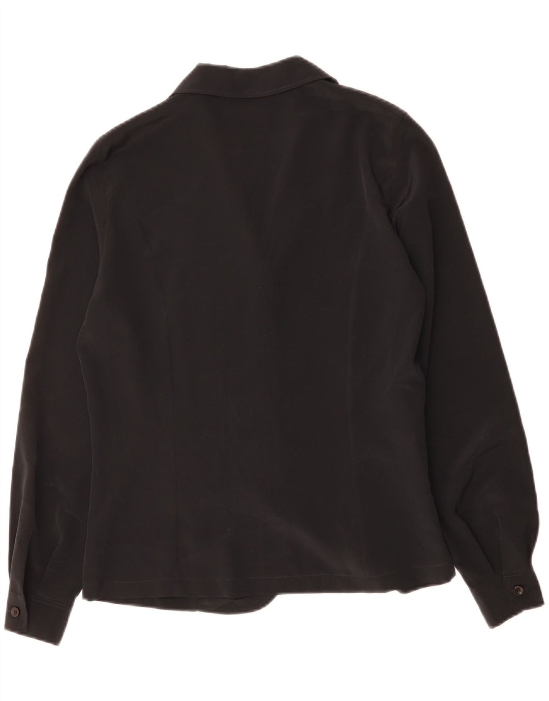 RENATO BALESTRA Damen Hemdbluse IT 44 Mittelschwarzes Polyester