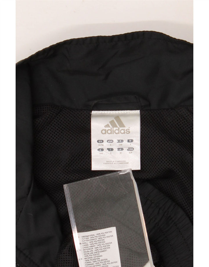 Adidas Herren Trainingsanzug Top Jacke UK 36/38 Small Schwarz Polyester