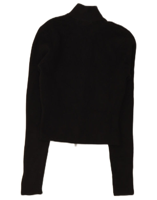 Dickies Damen Crop Cardigan Pullover UK 4 XS Schwarz