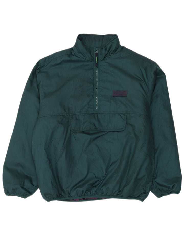 Eddie Bauer Herren Pullover Loose Fit Wattierte Jacke UK 38 Mittelgrün