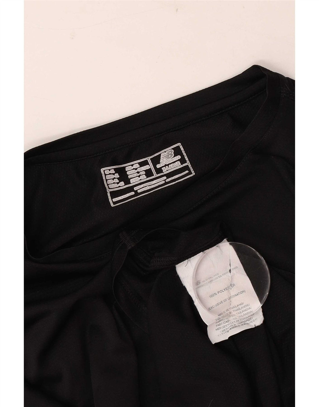 New Balance Herren Top Langarm XL Schwarz Polyester