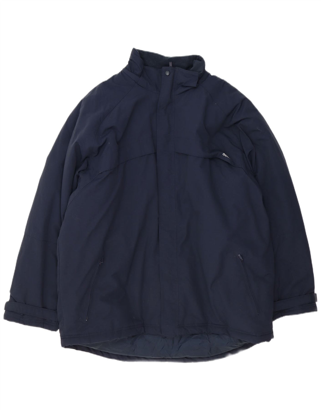 Adidas Herren Grafik gepolsterte Jacke UK 42 XL Marineblau Polyester